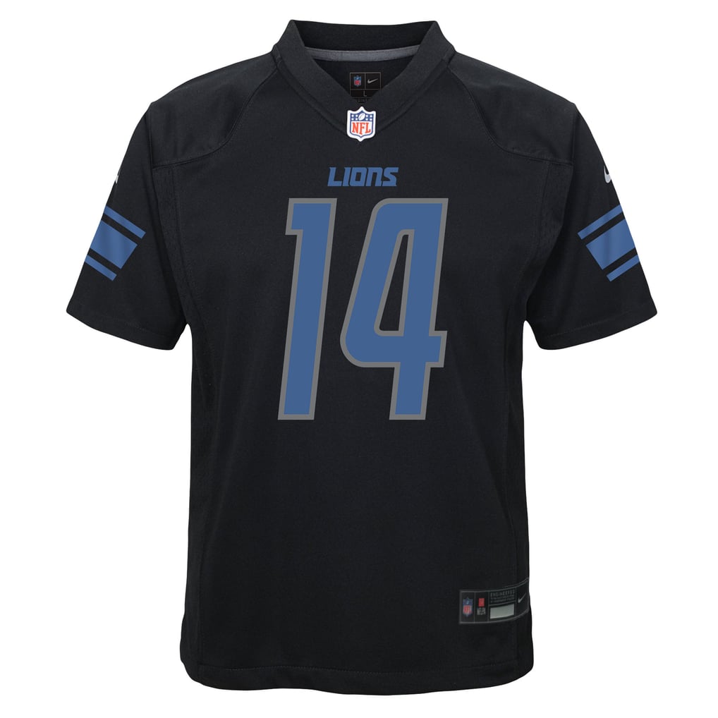 Youth Detroit Lions Amon-Ra St. Brown Black Game Jersey