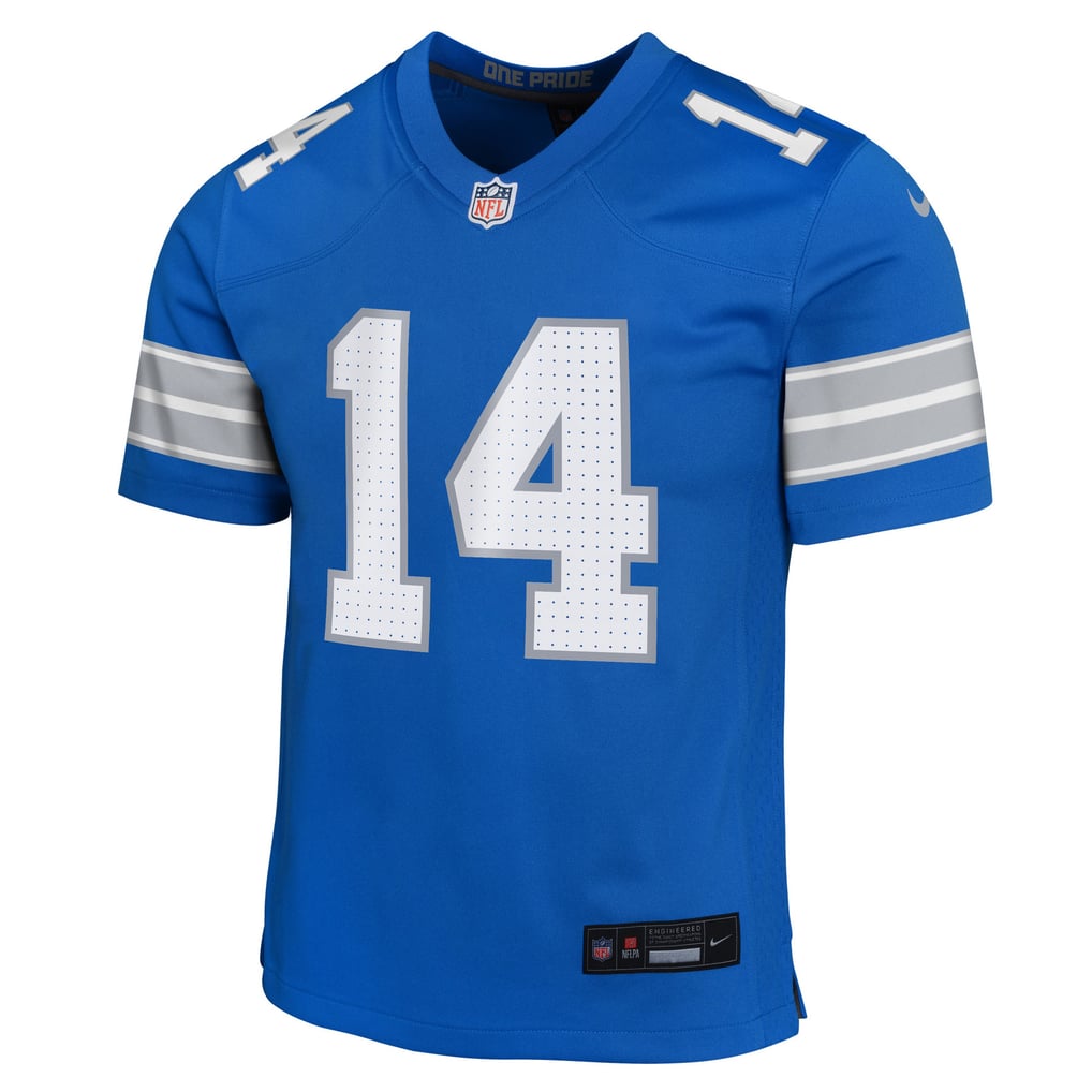 Youth Detroit Lions Amon-Ra St. Brown Blue Game Jersey
