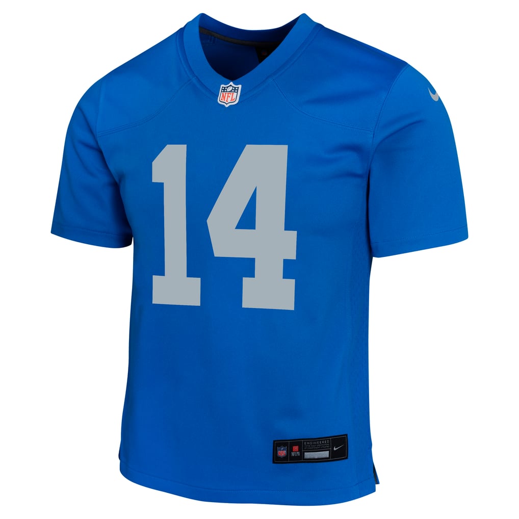 Youth Detroit Lions Amon-Ra St. Brown Blue Game Jersey