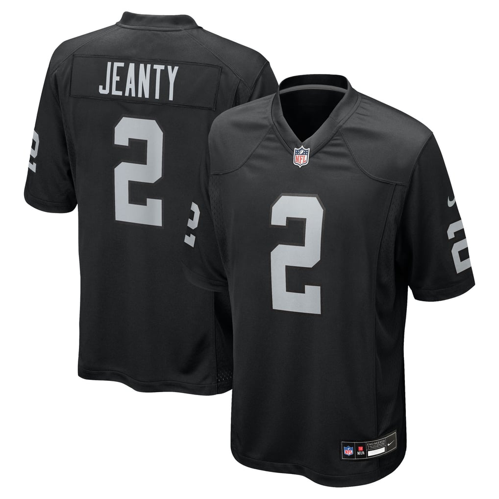 Youth Las Vegas Raiders Ashton Jeanty Black Game Jersey