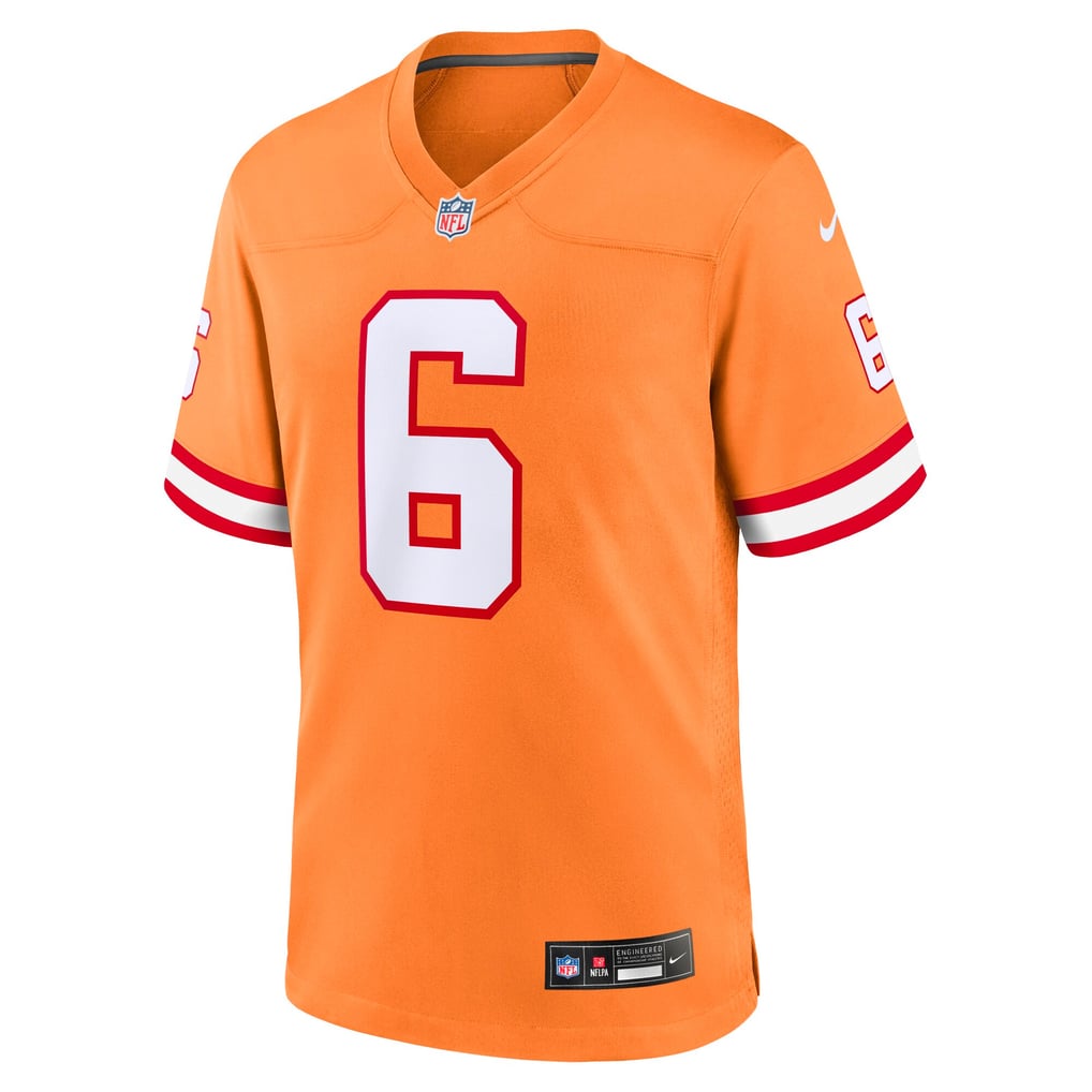 Youth Tampa Bay Buccaneers Baker Mayfield Orange Alternate Game Jersey