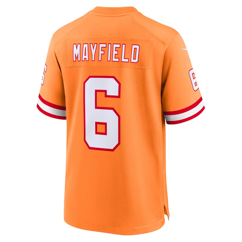 Youth Tampa Bay Buccaneers Baker Mayfield Orange Alternate Game Jersey