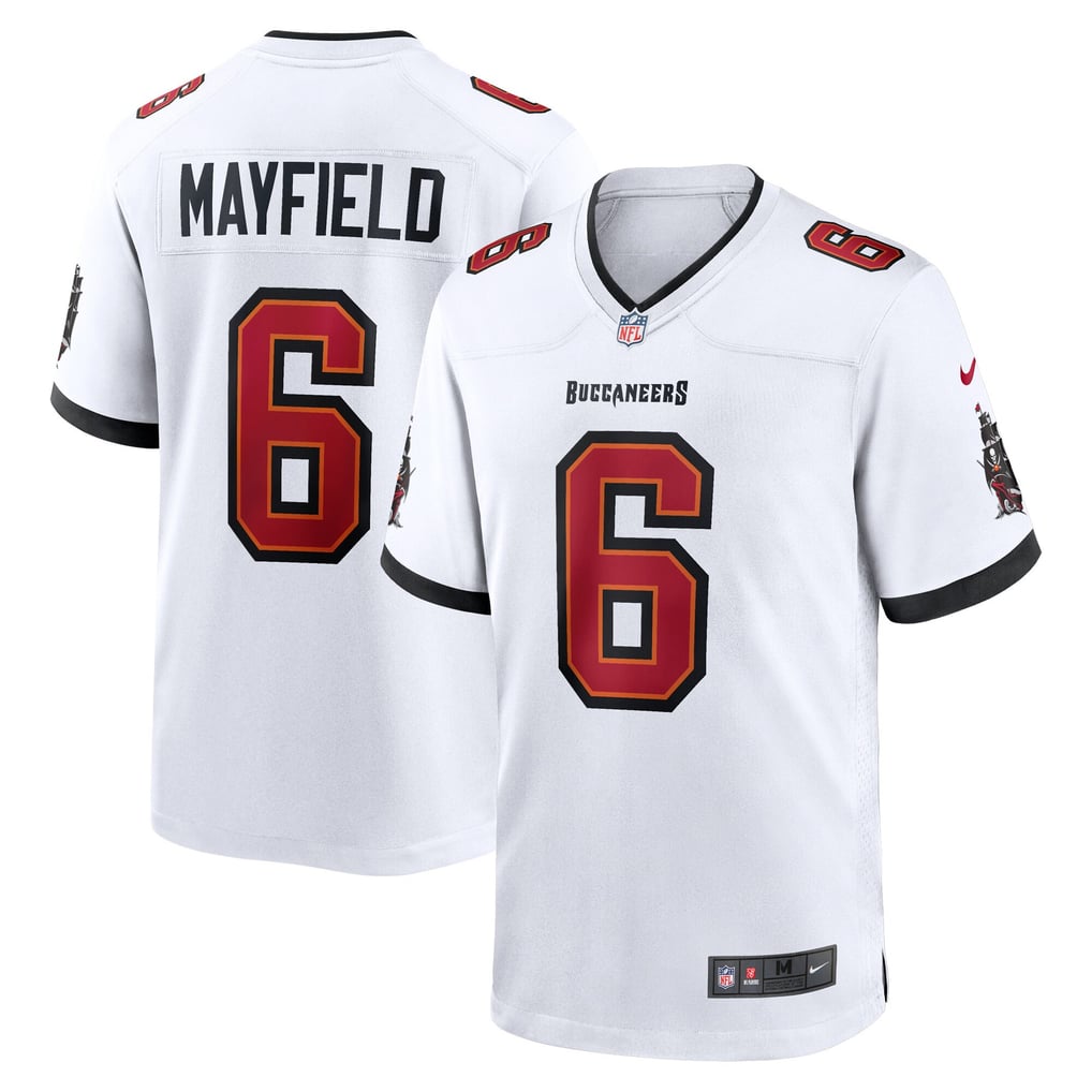Youth Tampa Bay Buccaneers Baker Mayfield White Game Jersey