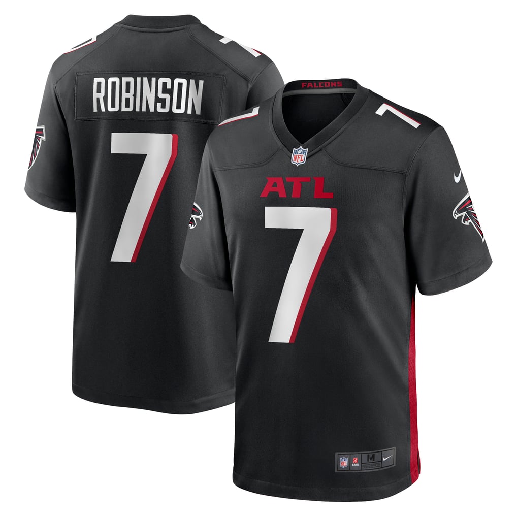 Youth Atlanta Falcons Bijan Robinson Black Game Jersey