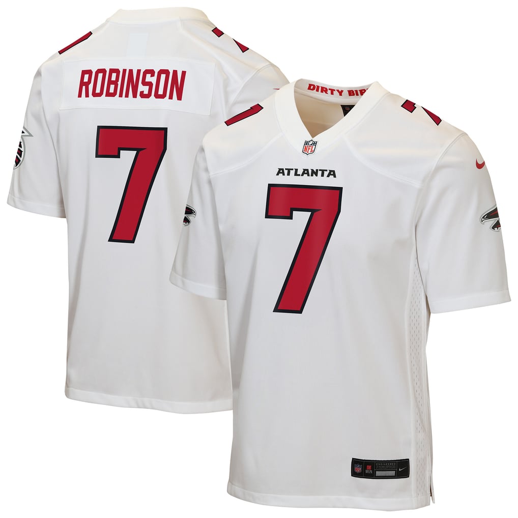 Youth Atlanta Falcons Bijan Robinson White Game Jersey