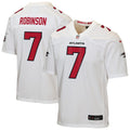 Youth Atlanta Falcons Bijan Robinson White Game Jersey