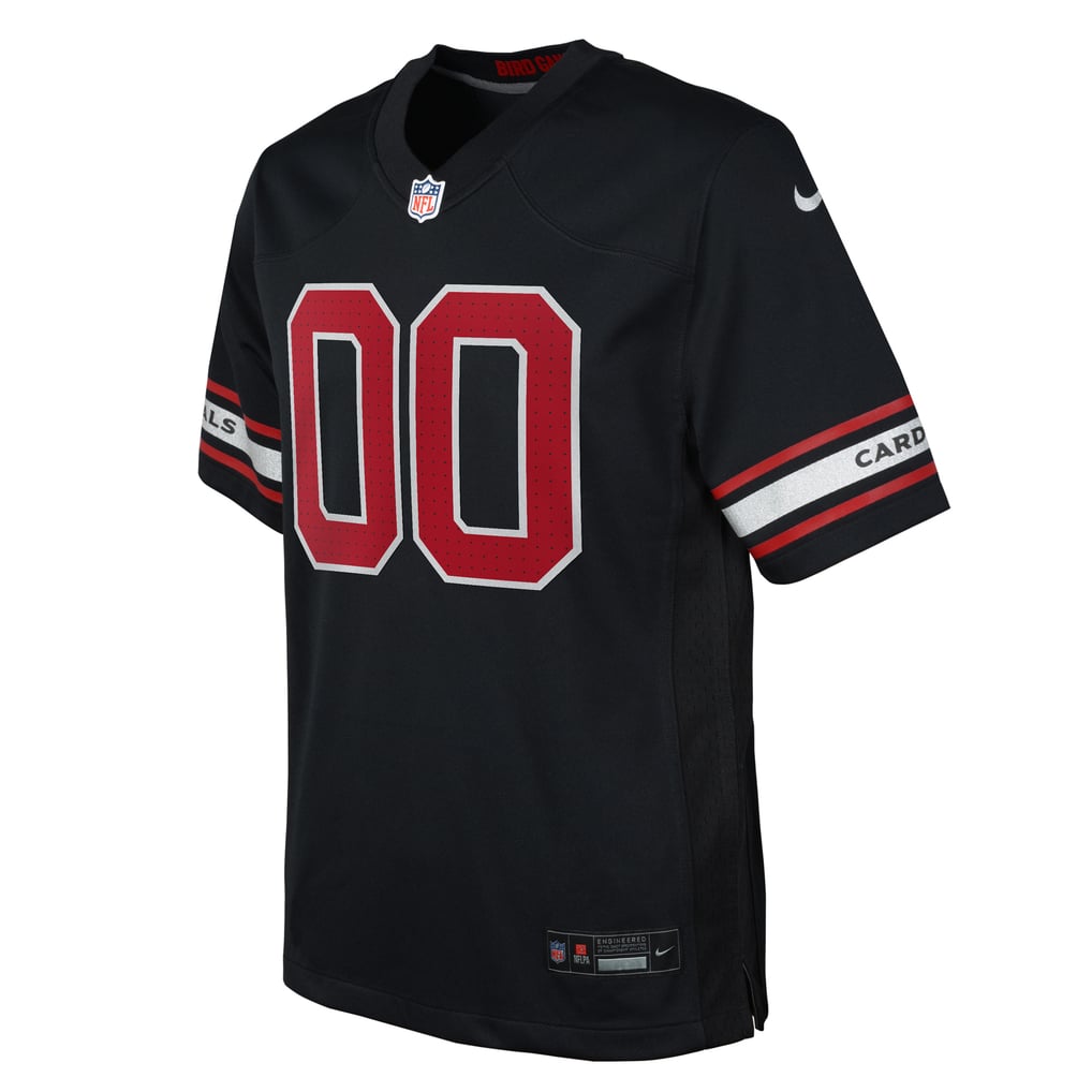Youth Arizona Cardinals Black Alternate Custom Game Jersey