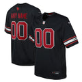 Youth Arizona Cardinals Black Alternate Custom Game Jersey