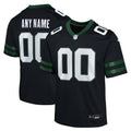 Youth New York Jets Black Alternate Custom Game Jersey