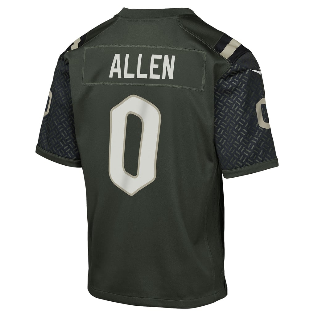 Youth New York Jets Braelon Allen Gotham Green 2025 Rivalries Collection Game Jersey