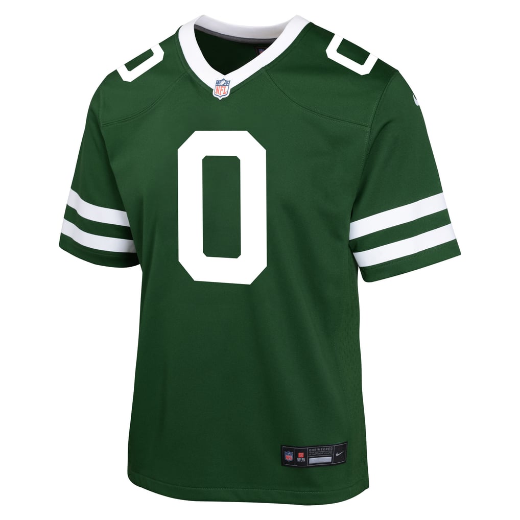 Youth New York Jets Braelon Allen Green Team Game Jersey