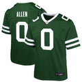 Youth New York Jets Braelon Allen Green Team Game Jersey