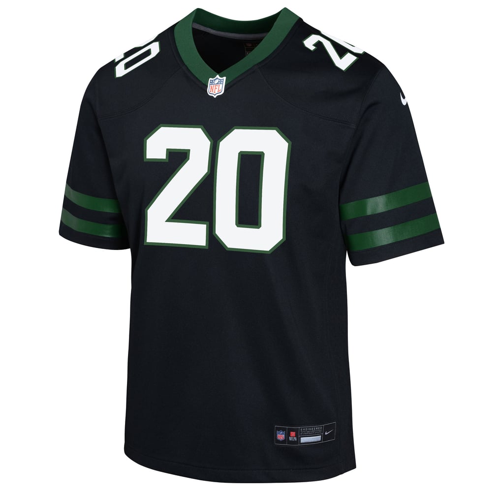 Youth New York Jets Breece Hall Black Game Jersey