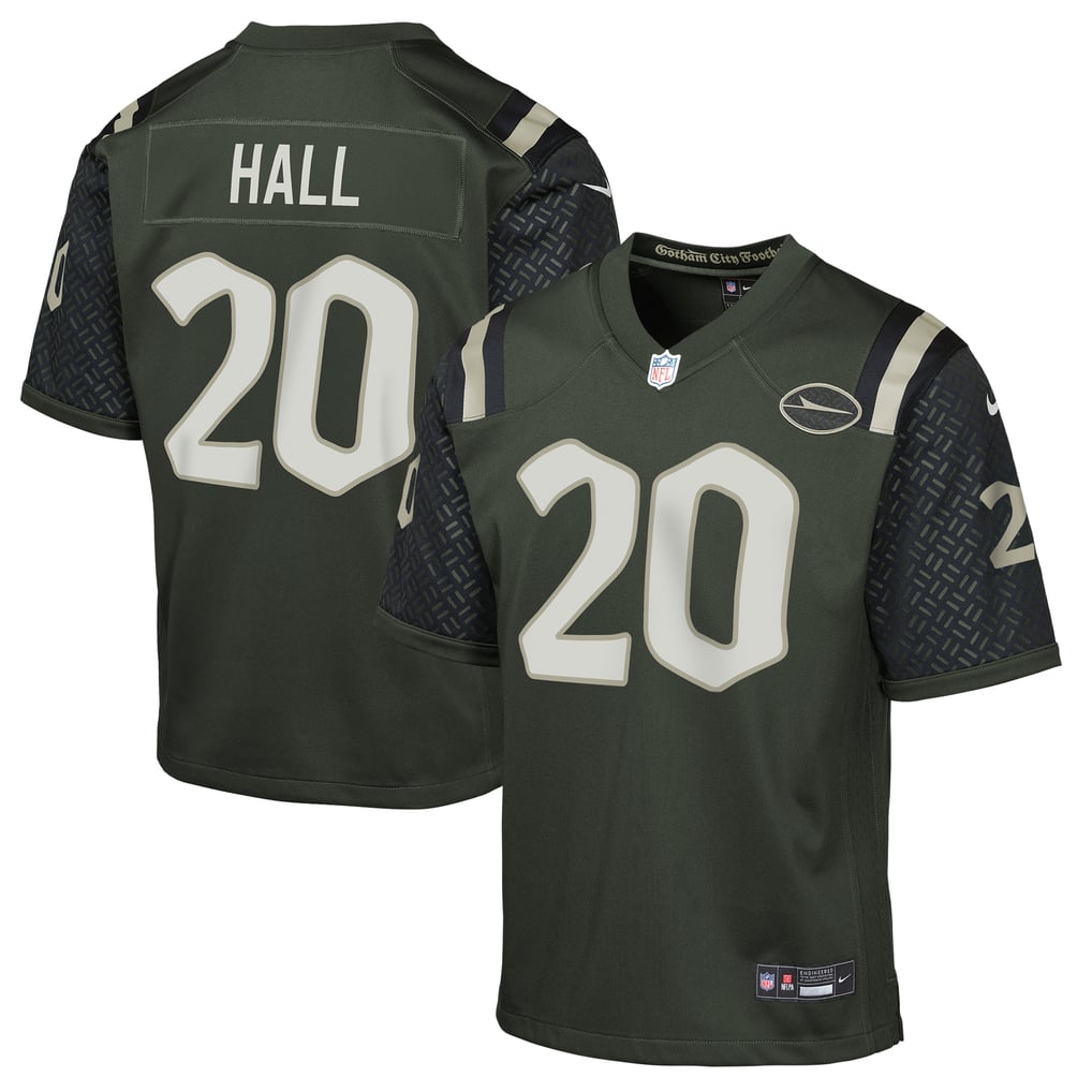 Youth New York Jets Breece Hall Gotham Green 2025 Rivalries Collection Game Jersey