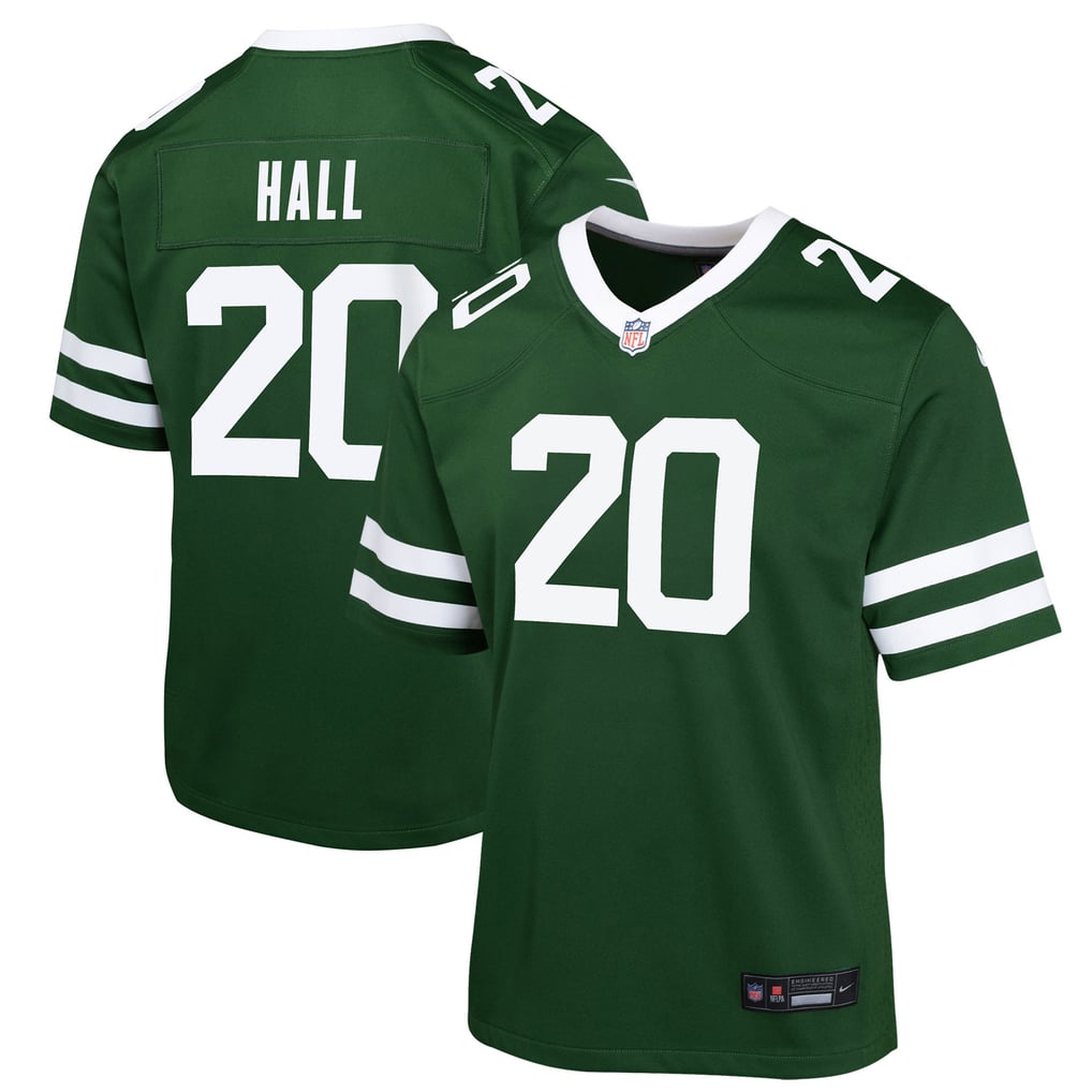 Youth New York Jets Breece Hall Green Game Jersey