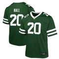 Youth New York Jets Breece Hall Green Game Jersey