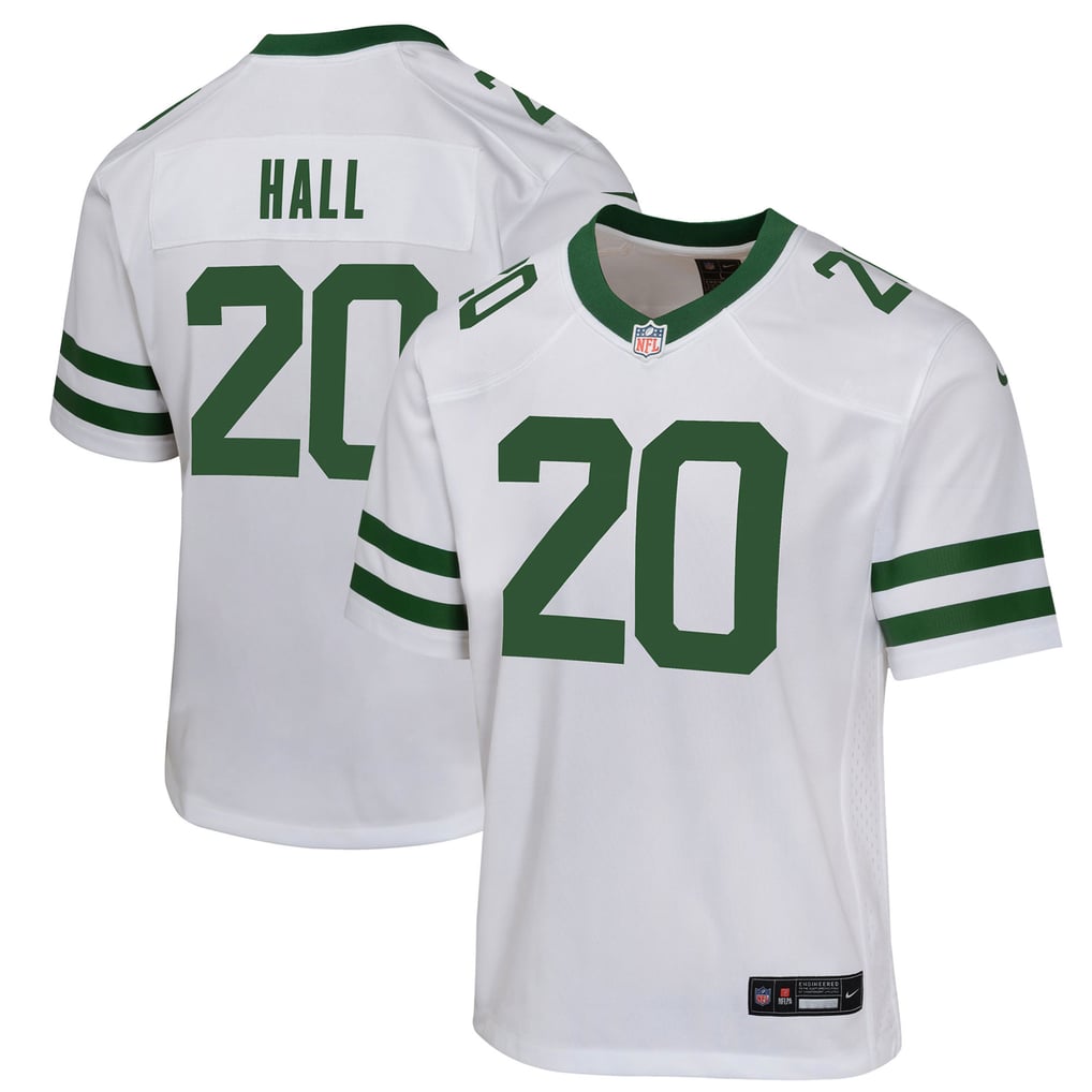 Youth New York Jets Breece Hall White Game Jersey