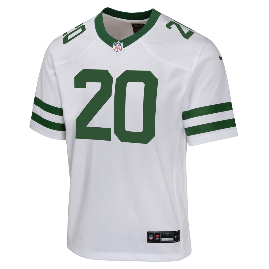 Youth New York Jets Breece Hall White Game Jersey