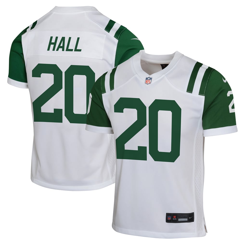 Youth New York Jets Breece Hall White Game Jersey