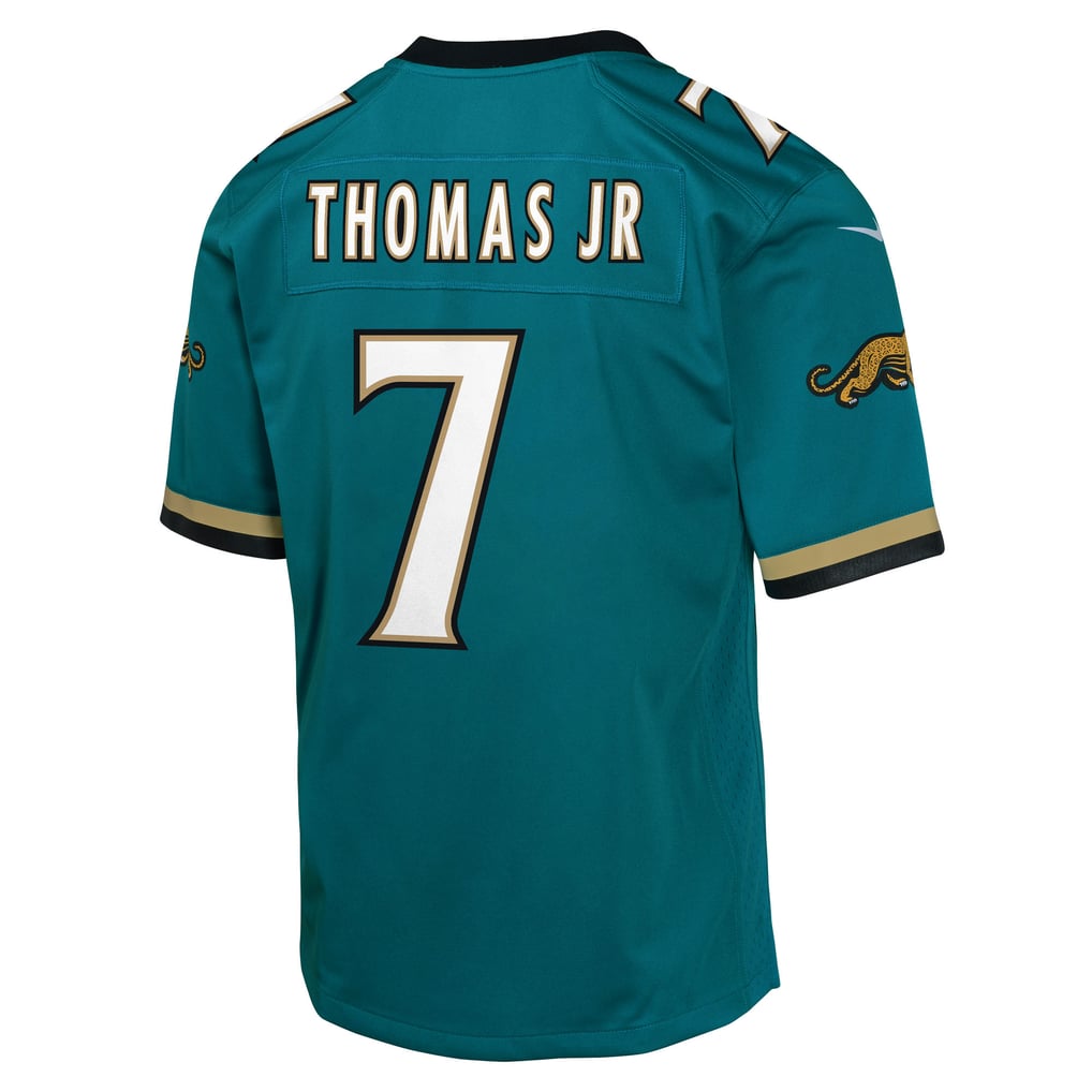 Youth Jacksonville Jaguars Brian Thomas Jr. Teal Alternate 2 Prowler Throwback Game Jersey