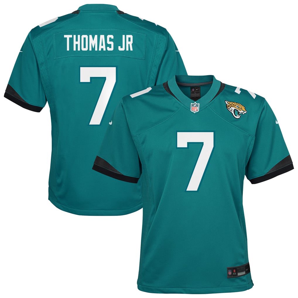 Youth Jacksonville Jaguars Brian Thomas Jr. Teal Team Game Jersey
