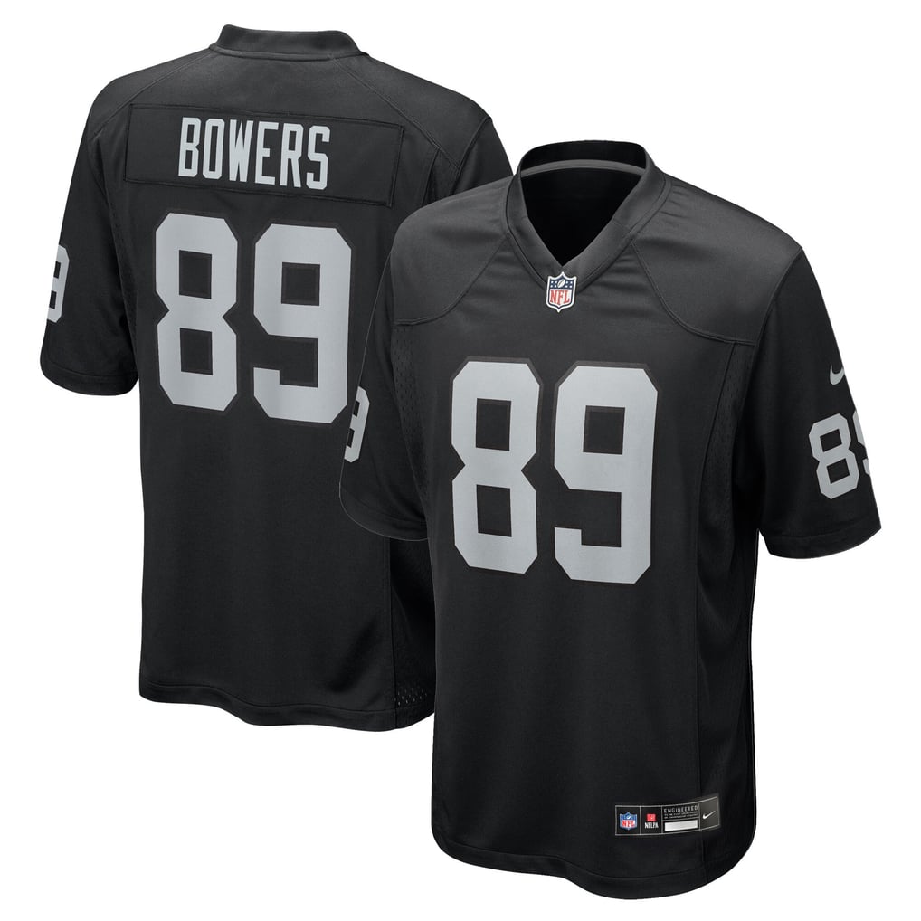 Youth Las Vegas Raiders Brock Bowers Black Game Jersey