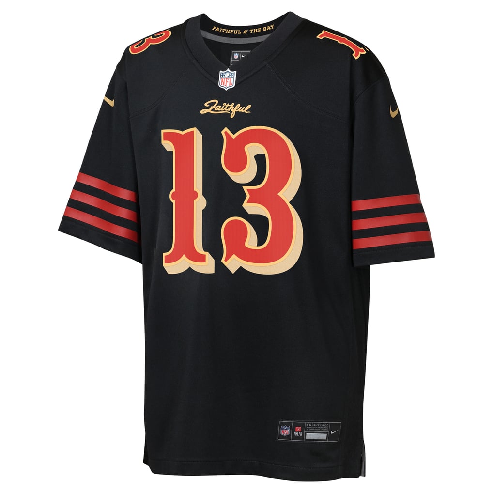 Youth San Francisco 49ers Brock Purdy Black Rivalries Collection Game Jersey