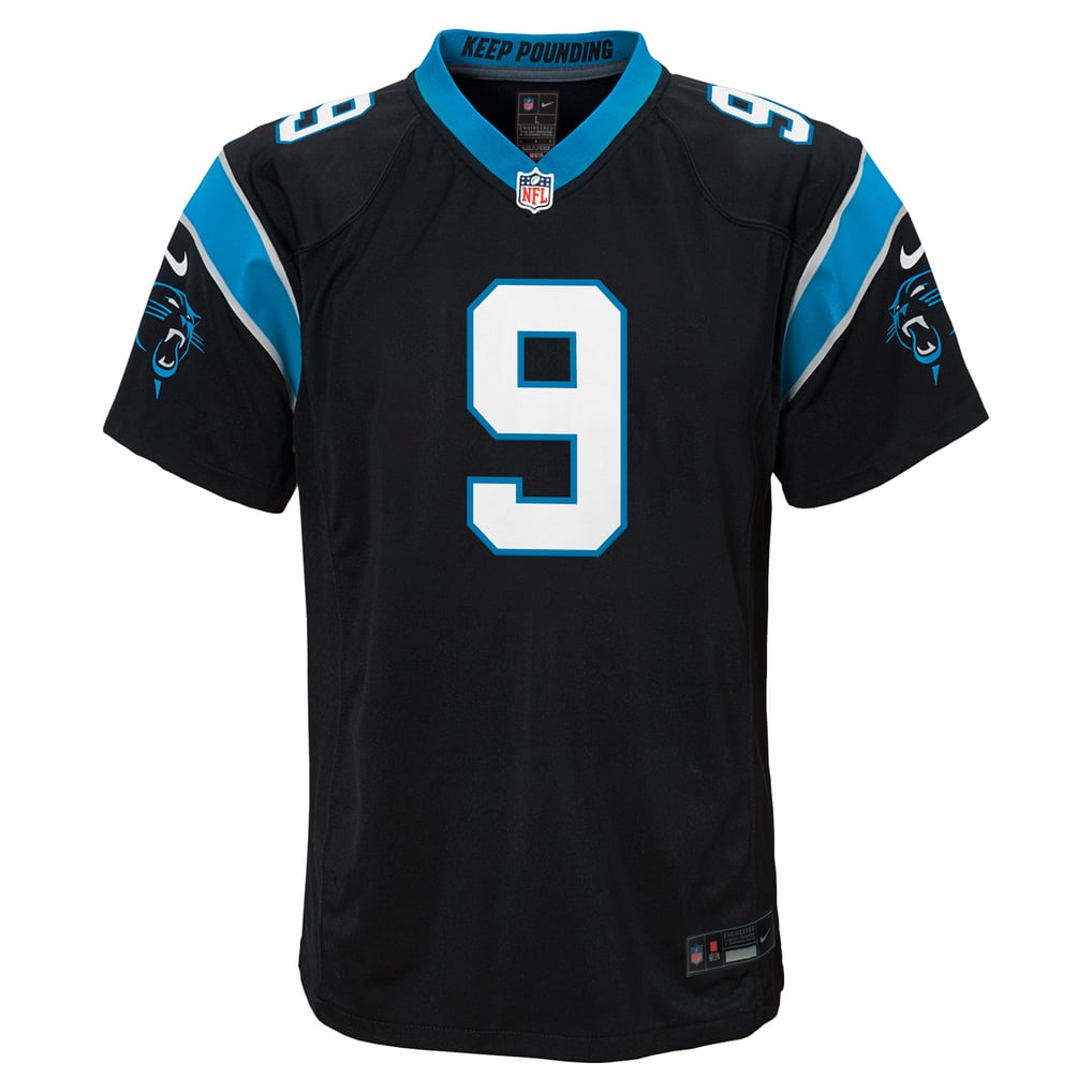 Youth Carolina Panthers Bryce Young Black Game Jersey