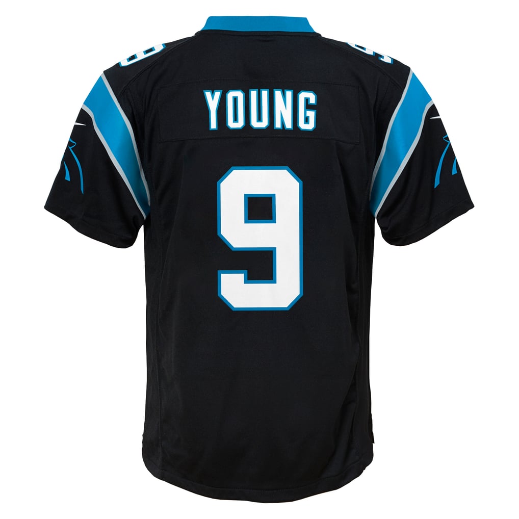 Youth Carolina Panthers Bryce Young Black Game Jersey