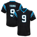 Youth Carolina Panthers Bryce Young Black Game Jersey