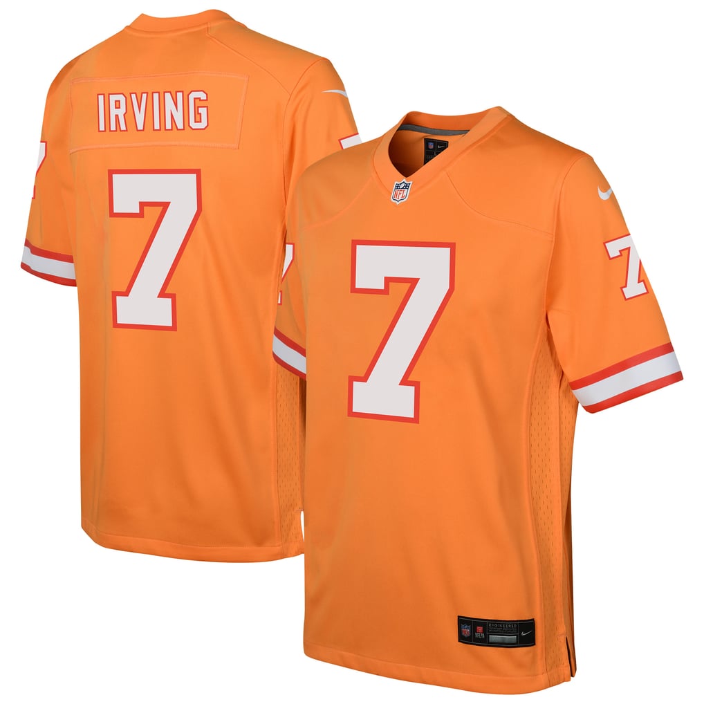 Youth Tampa Bay Buccaneers Bucky Irving Orange Alternate Game Jersey