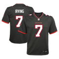 Youth Tampa Bay Buccaneers Bucky Irving Pewter Alternate Game Jersey