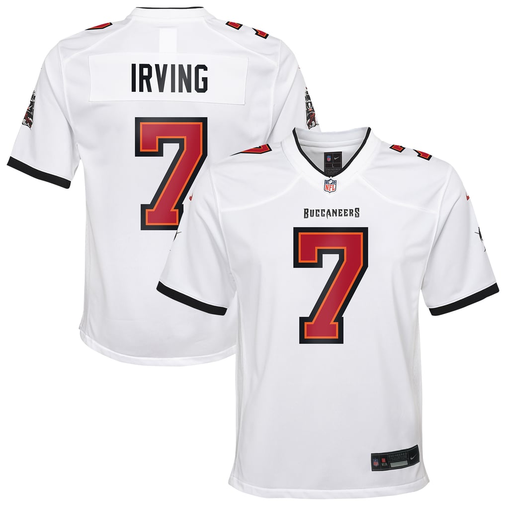 Youth Tampa Bay Buccaneers Bucky Irving White Game Jersey