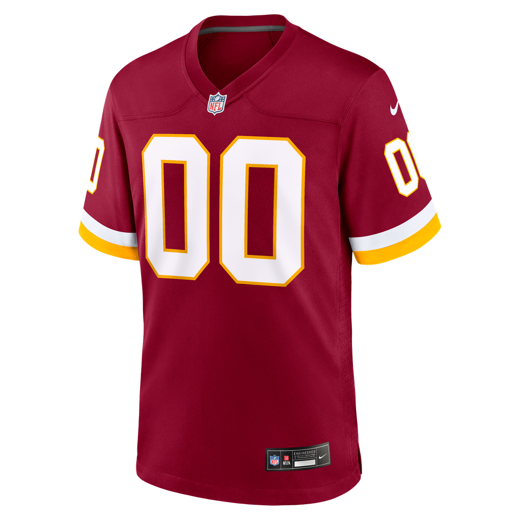 Youth Washington Commanders Burgundy Custom Game Jersey