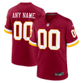 Youth Washington Commanders Burgundy Custom Game Jersey