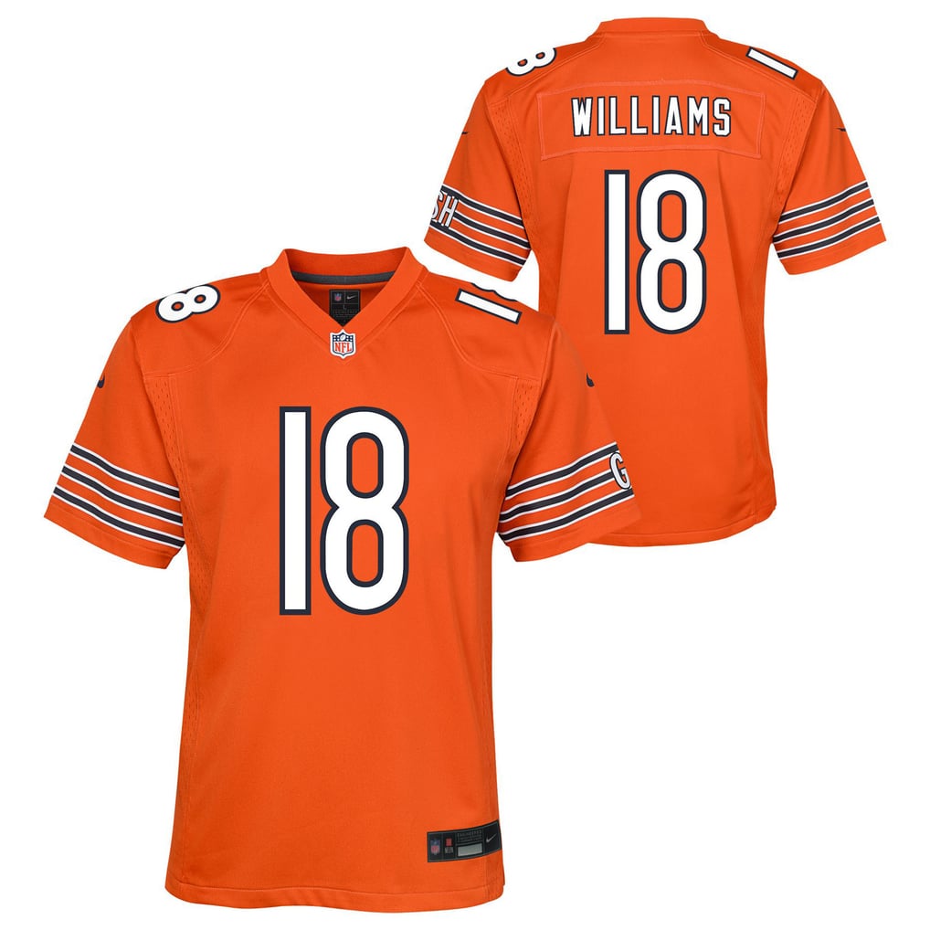 Youth Chicago Bears Caleb Williams Orange Game Jersey