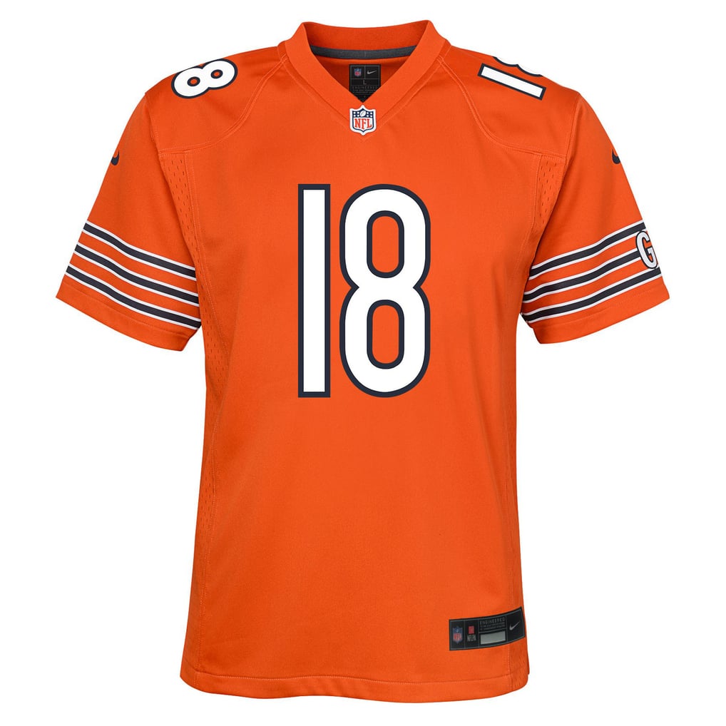 Youth Chicago Bears Caleb Williams Orange Game Jersey