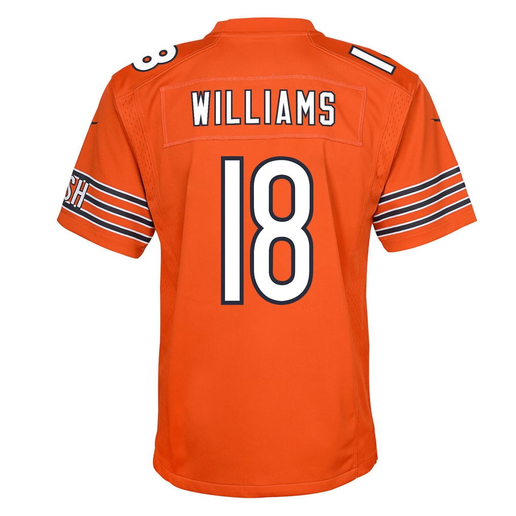 Youth Chicago Bears Caleb Williams Orange Game Jersey