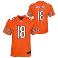 Youth Chicago Bears Caleb Williams Orange Game Jersey