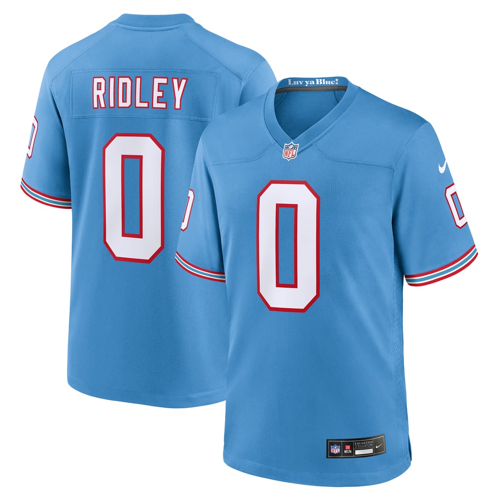 Youth Tennessee Titans Calvin Ridley Light Blue Game Jersey