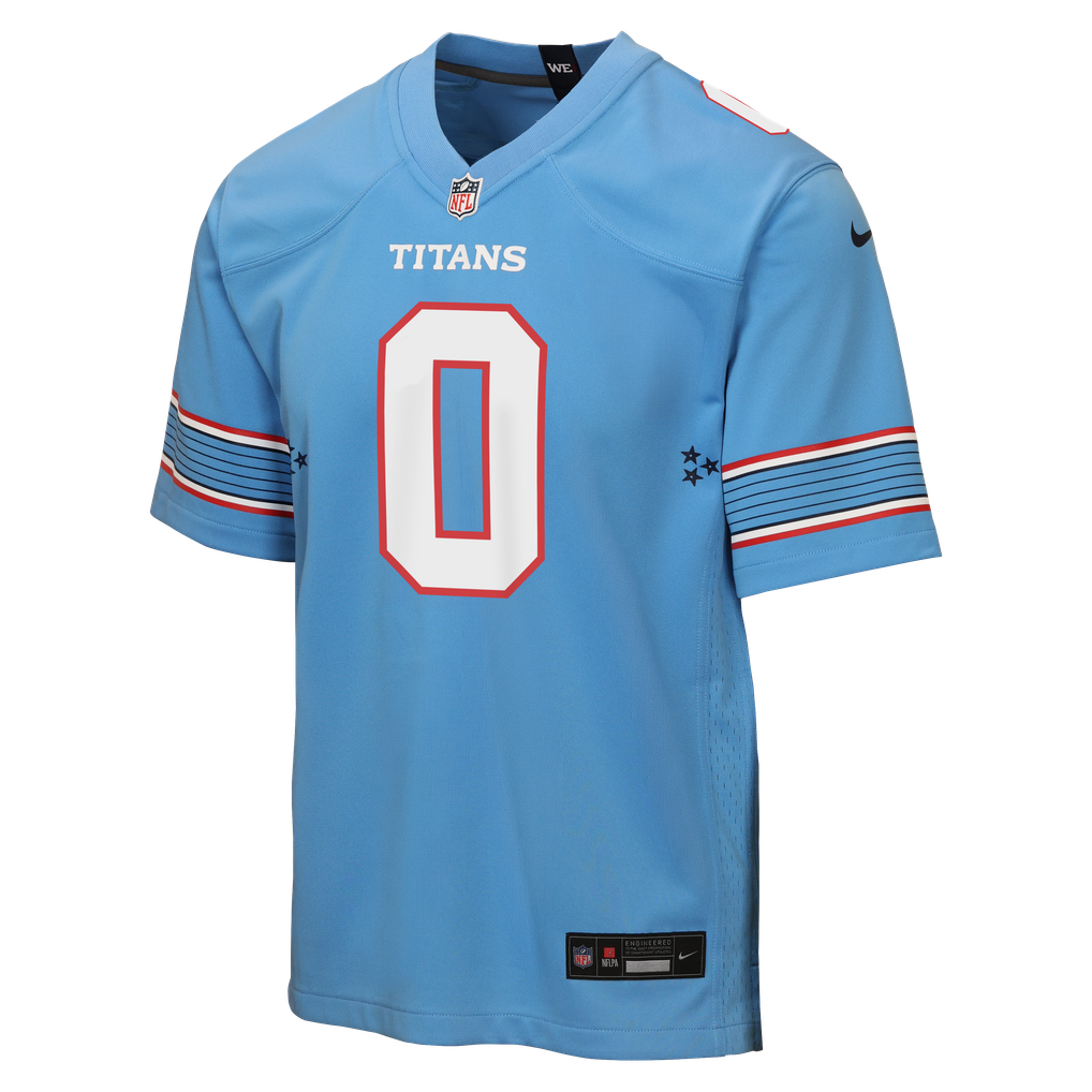 Youth Tennessee Titans Calvin Ridley Light Blue Game Jersey