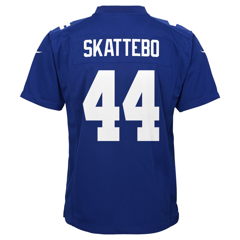 Youth New York Giants Cam Skattebo Royal Team Game Jersey