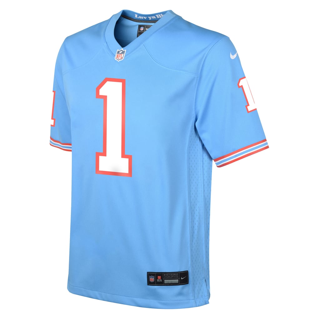 Youth Tennessee Titans Cameron Ward Light Blue Alternate Game Jersey