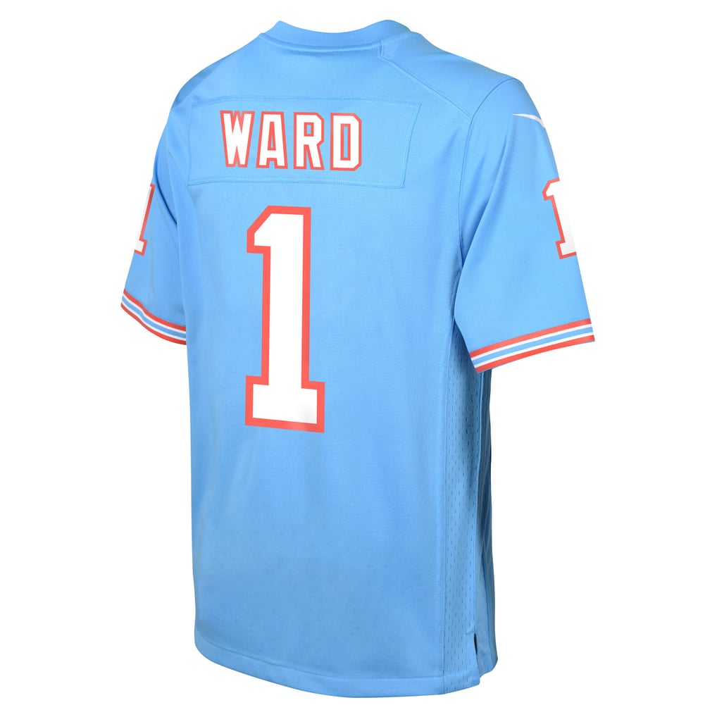 Youth Tennessee Titans Cameron Ward Light Blue Alternate Game Jersey