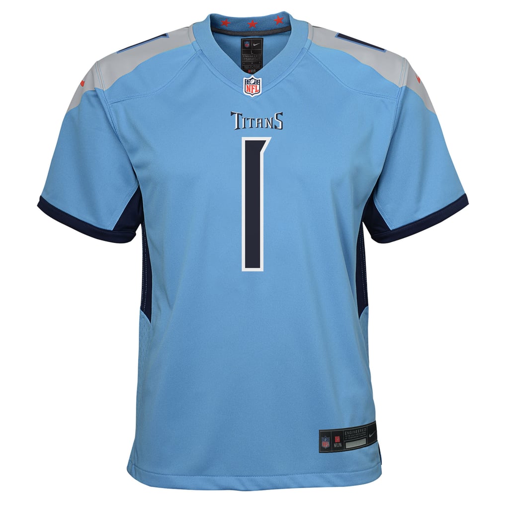 Youth Tennessee Titans Cameron Ward Light Blue Team Game Jersey