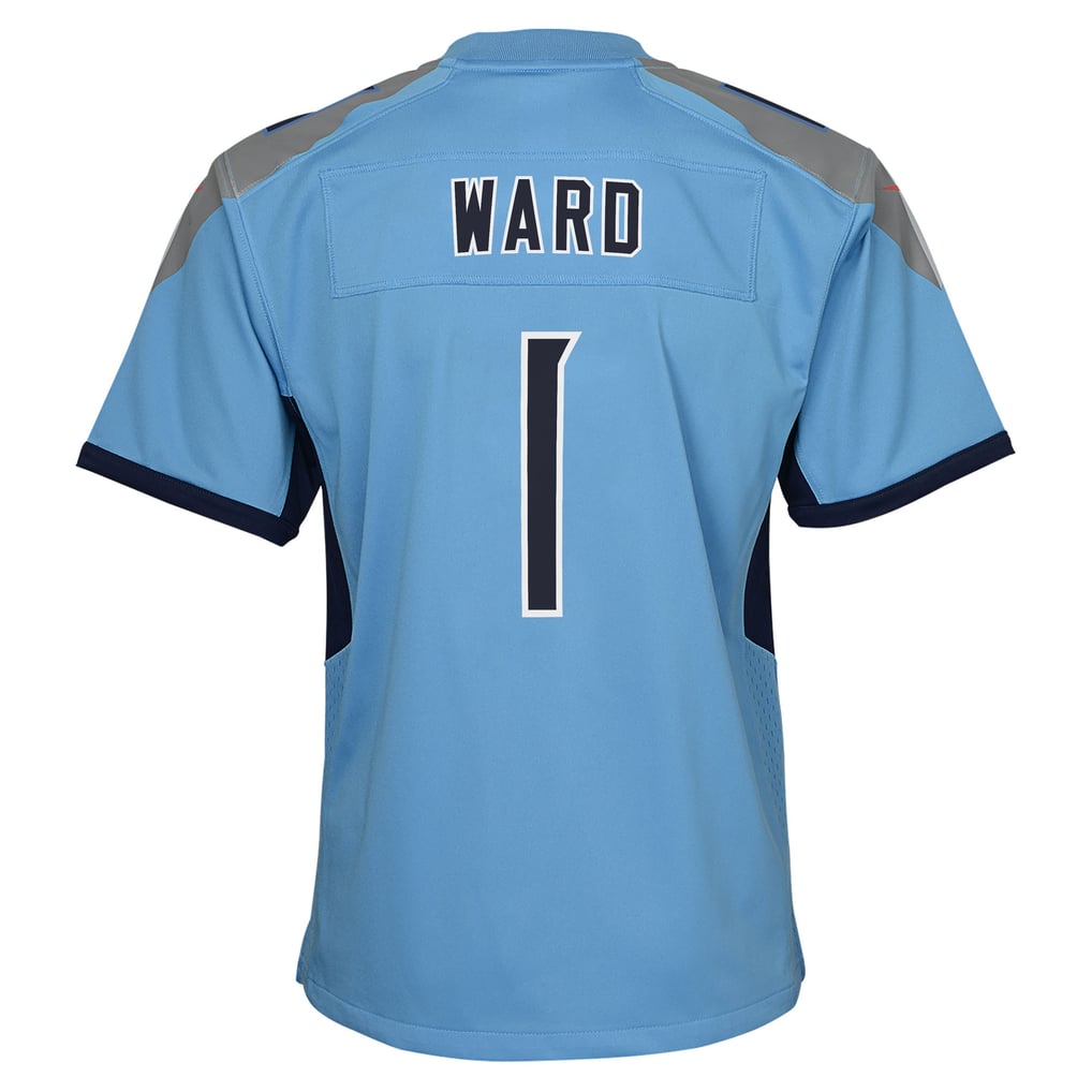 Youth Tennessee Titans Cameron Ward Light Blue Team Game Jersey
