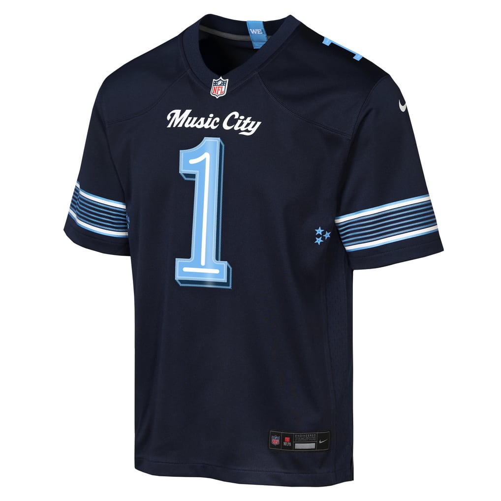 Youth Tennessee Titans Cameron Ward Navy 2026 Rivalries Collection Game Jersey