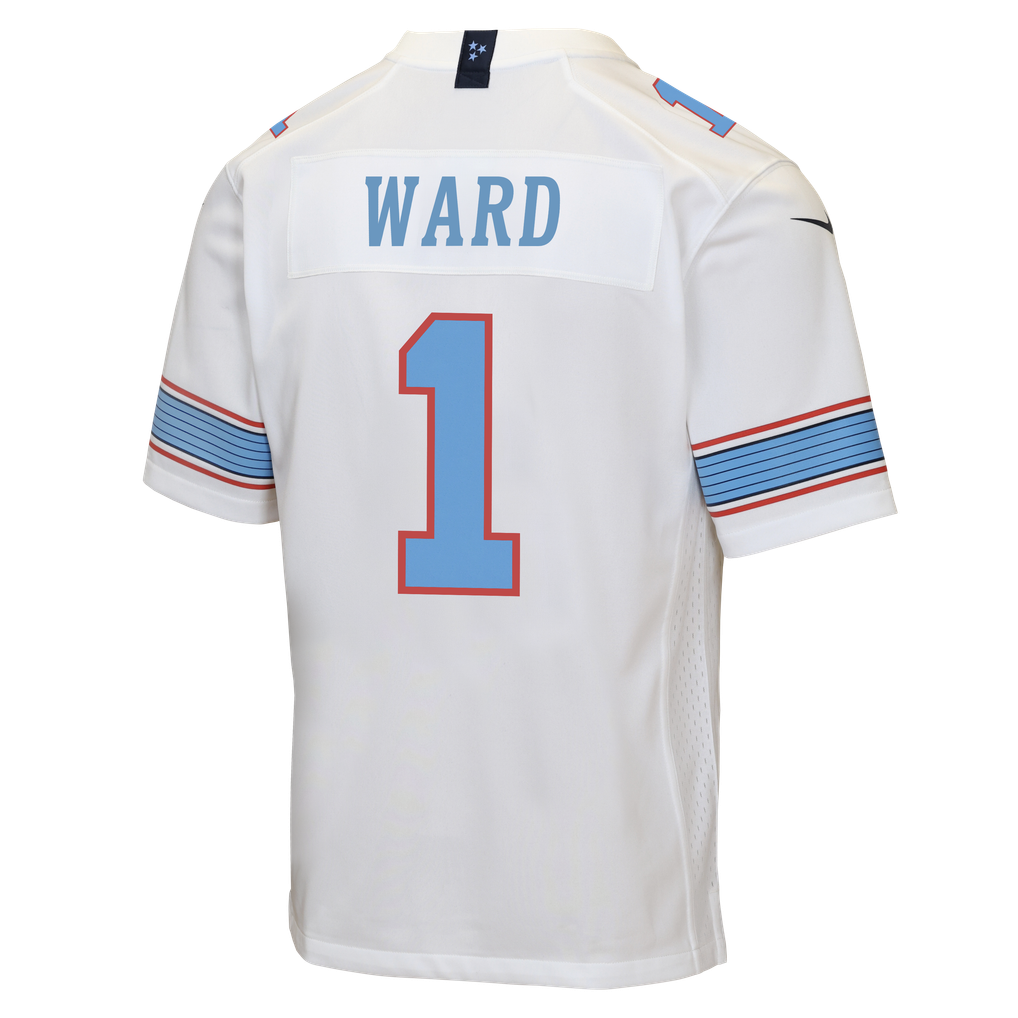 Youth Tennessee Titans Cameron Ward White Game Jersey