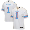 Youth Tennessee Titans Cameron Ward White Game Jersey