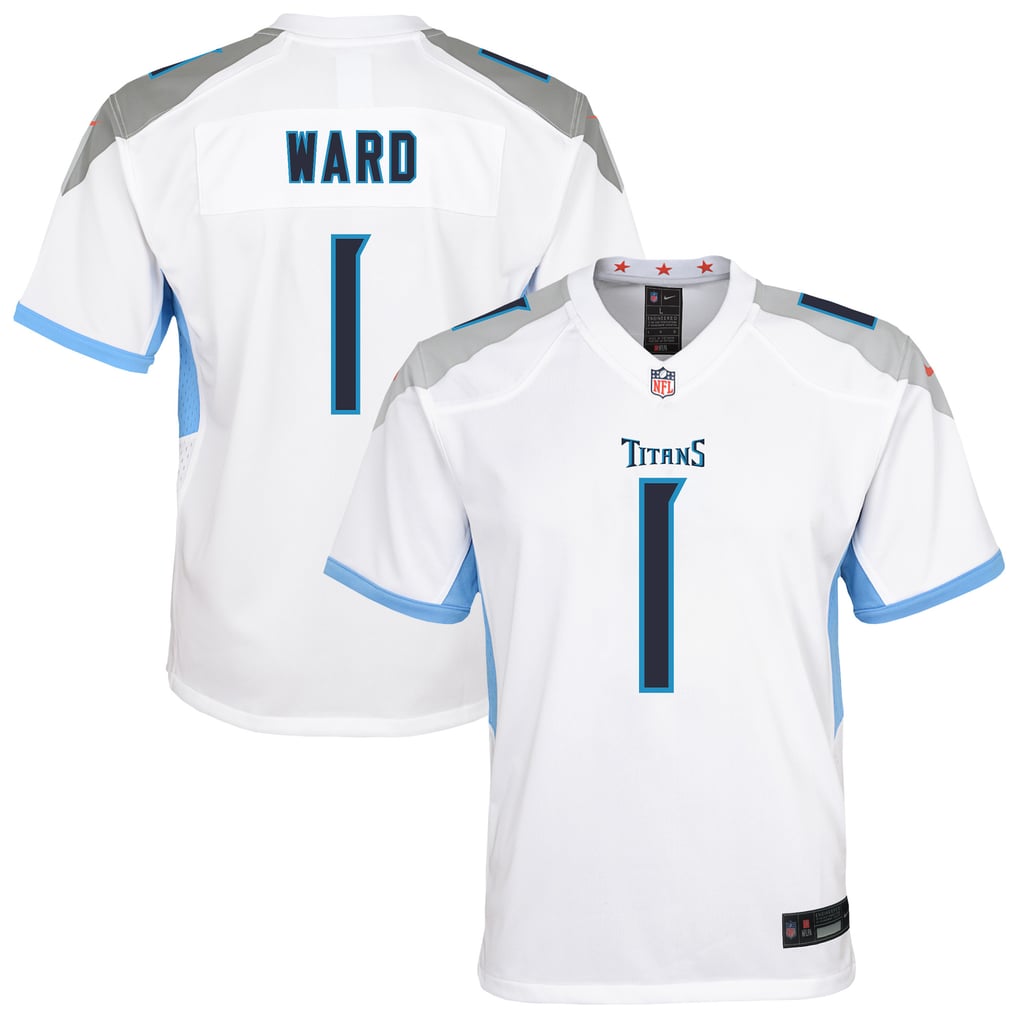 Youth Tennessee Titans Cameron Ward White Game Jersey